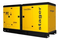 Stager YDSD220S3 Generator insonorizat 220kVA, 289A, 1500rpm, trifazat, diesel