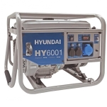 HY6001 Hyundai Generator de curent monofazat , putere maxima 6,6 kVA , tensiune 230 V