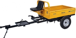 ProGARDEN Campo RM500C remorca 500kg motocultor, 1 osie, prindere bolt#1