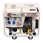 DG 7500 TE Generator de curent trifazat , putere maxima 7.5 kVA , tensiune 380/230 V