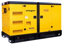 Generator insonorizat Stager YDY100S3, silent 1500rpm, diesel, trifazat, 91kVA, 131A, 1500rpm