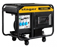 Stager YGE12000E Generator monofazat, 10.0kW, benzina, pornire electrica