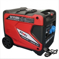 Generator digital SENCI SC-5500i , Invertor, Benzina, Putere max. 6 kW, 230V