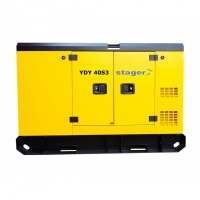 Generator insonorizat Stager YDY40S3, silent 1500rpm, diesel, trifazat