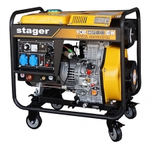 Stager YDE8500EW Generator sudare 3kVA, curent sudare 200A, 3000rpm, diesel monofazat, pornire elect