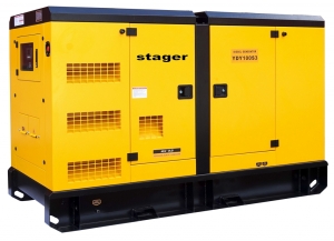 Generator insonorizat Stager YDY100S3, silent 1500rpm, diesel, trifazat, 91kVA, 131A, 1500rpm#1