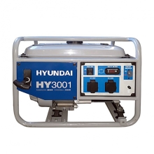 HY3001 Hyundai Generator de curent monofazat , putere maxima 3.1 kVA , tensiune 230 V