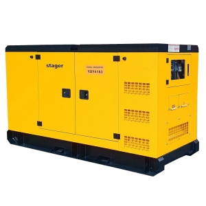 Generator insonorizat Stager YDY61S3, silent 1500rpm, diesel, trifazat#1