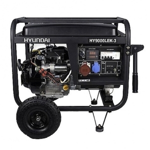 HY9000LEK-3  Hyundai Generator de curent trifazat , putere maxima 8,0 kVA , tensiune 380/230 V#1